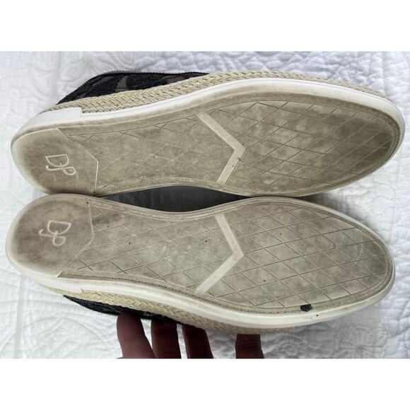 Donald J. Pliner Black and Gray Sequin Loafers - Picture 4 of 10